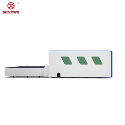 Máquina de corte a laser de chapa metálica industrial de mesa dupla modelo 6000w com configuração de 4 eixos e servomotor Yaskawa