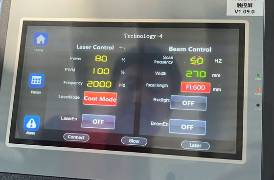 Casa Máquina de limpeza a laser de fibra de pulso de 2000w a 3000w para limpeza de superfície de ferrugem em superfícies metálicas pelo sistema de controle Au3tech