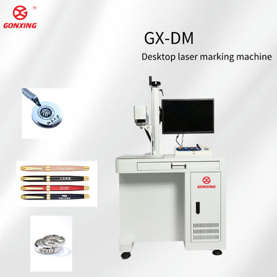 Modo de gravação de alta precisão Pulsed Mini Portable Desktop MOPA Fiber Laser Marking Machine 20w 30w 60w 100w