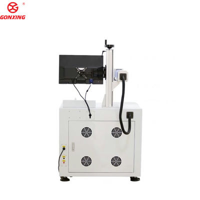 Modo de gravação de alta precisão Pulsed Mini Portable Desktop MOPA Fiber Laser Marking Machine 20w 30w 60w 100w