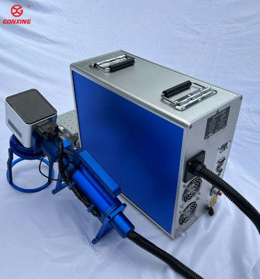 Máquina de impressão a laser portátil de tipo split de 20W 30W 50W 100W com longa vida útil e largura mínima de linha de 0,015 mm