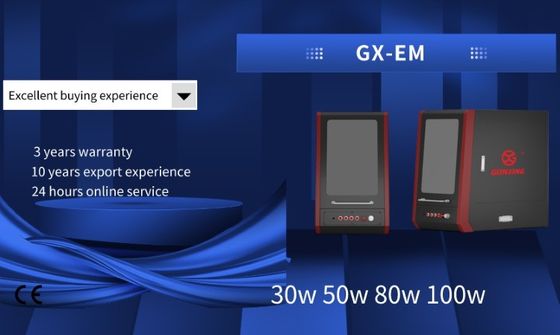 Win XP/7/8/10/11 64bit JCZ Ezcad Control System Fullcover 2D/3D Long Service Life Máquina de marcação a laser UV para metal e não metal