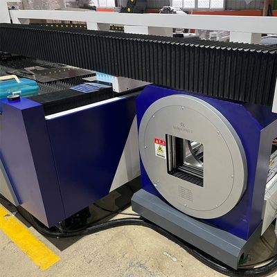 6KW Cnc Laser Metal Tube e corte de chapa 1530 4020 Máquina de corte de laser de fibra para formato de folha Dwg e alta precisão