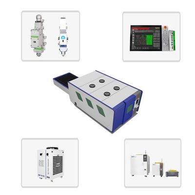 Máquina de corte a laser de fibra de metal totalmente fechada com espessura de corte de mesa trocável de 30 mm