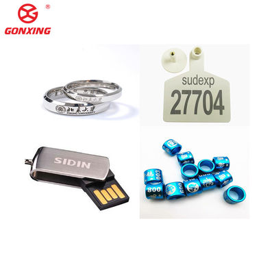 Máquinas de marcação de CO2 de fibra laser UV de alta eficácia para gravação profunda de metal 20w 30w 50w Tunagem de potência 10 a 100%