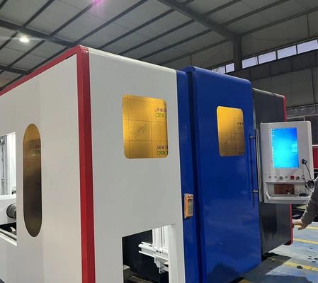 Automatizado Schneider Electric-França Máquina de corte a laser de fibra 2000/3000W para placas e tubos integrados de metal