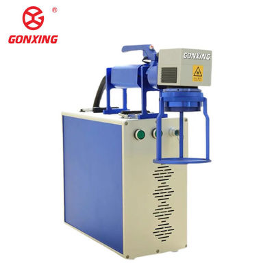 30W 50W 60W Máquinas portáteis de gravura a laser portáteis para aço inoxidável DXP área de marcação suportada 200mm * 200mm