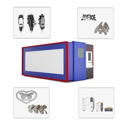 Raycus 3KW Full Safety Cover Fibra Laser Metal Cutter para Brass Copper Galvanized Sheet Cutting 20mm espessura de corte