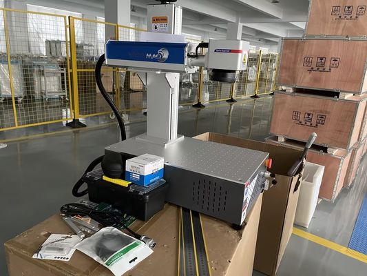 Máquina de gravação de relevo a laser de fibra de alta precisão 2D 20W 50W 60W 80W JPT para corte de armas de fogo e jóias com suporte de IA