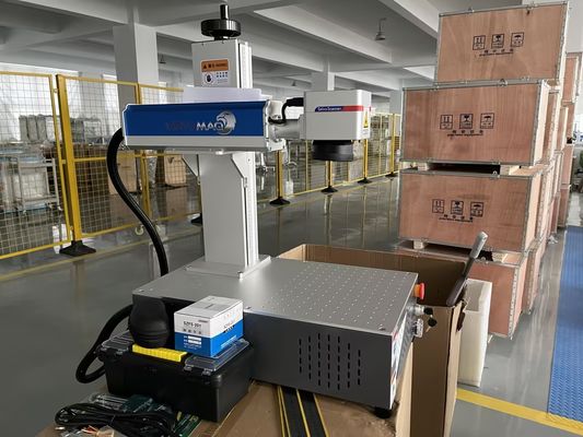 Máquina de gravação de relevo a laser de fibra de alta precisão 2D 20W 50W 60W 80W JPT para corte de armas de fogo e jóias com suporte de IA