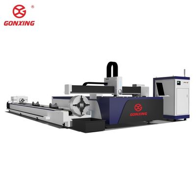 Máquina de corte a laser de fibra CNC de chapa e tubo de aço inoxidável modelo 3015 com espessura de corte de 20 mm GX-HT