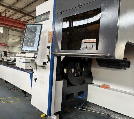 Laser Source Repositioning Precision 0.03mm Auto Feeder CNC Laser Tube Cutting Machine para Tubos Pequenos