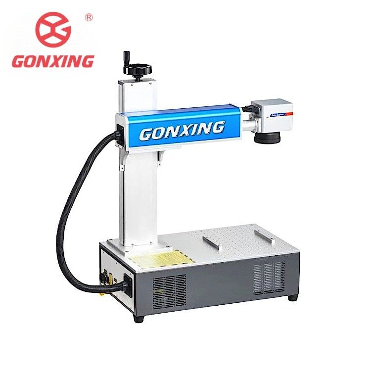 JPT GONXING LASER 20w 30w 60w 100w MOPA Máquina de Marcação a Laser para Marcação a Cor Ar Refrigerador Dwg Compatível Pequeno e Portátil