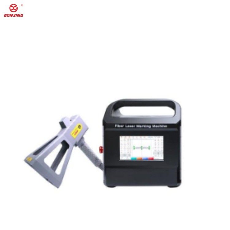 Método de refrigeração Máquina de marcação a laser de refrigeração por ar 0.2mm Precisão de trabalho 20W/25W/30W/50W Bateria pulsada para madeira de plástico metálico
