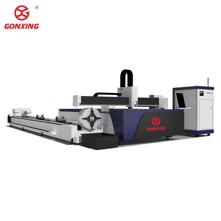 Máquina de corte a laser de fibra CNC de chapa e tubo de aço inoxidável modelo 3015 com espessura de corte de 20 mm GX-HT
