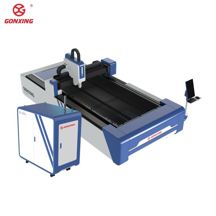 1000w 1500w 2000w 3kw Máquina de corte a laser CNC de fibra para carbono Ferro Alumínio Metal Aço inoxidável Sistema de controle de Cypcut